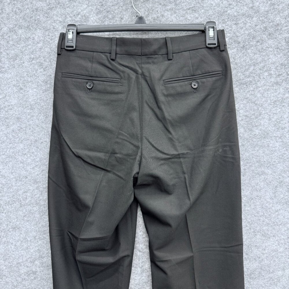 Nautica Ceylon Pant 30x29 Men's Active Stretch Micro-Stripe Black/Noire NEW - Picture 4 of 13